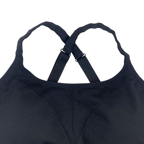 Soma Sport Seamless Ballet Back Bra Black Convertible Straps Wire Free Size M - Picture 3 of 6